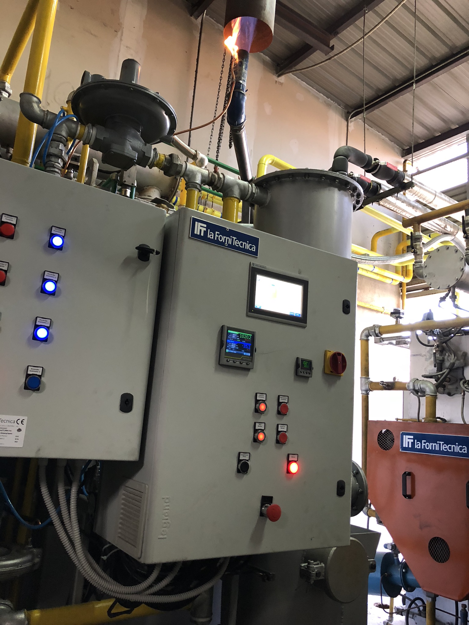 Quadro di controllo generatore Endogas