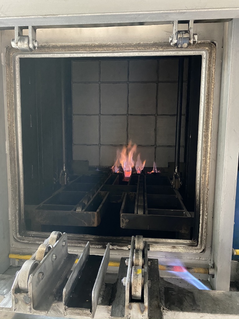 Atmosfera in fase di trattamento linea TC24
