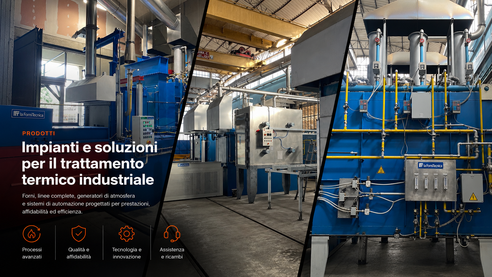 Impianti e soluzioni La Fornitecnica per il trattamento termico industriale